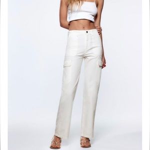 Zara TRF straight leg cargo pants